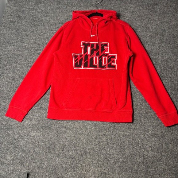 Nike Other - Nike Hoodie Mens Small Red The Ville Jason Graphic Pullover 598437-657
